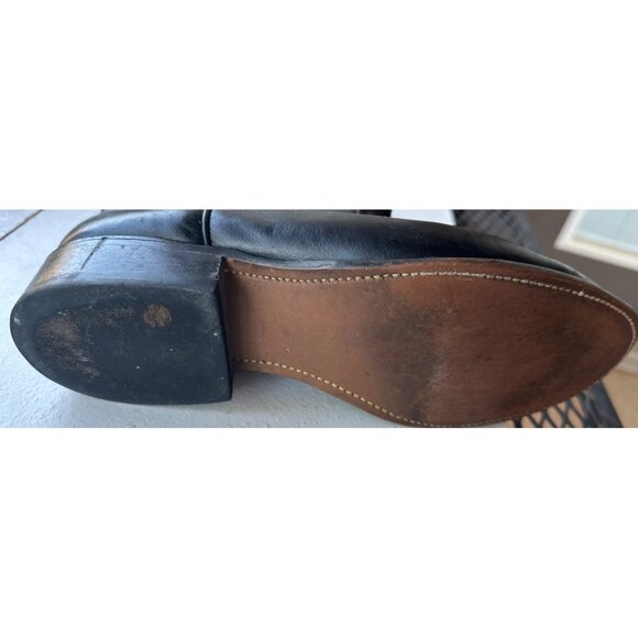 Laredo Black Mid-Calf Leather Western Boots Women's Size 8.5M (READ) - Picture 13 of 16